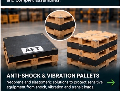 Anti-Shock and Vibration Pallets
