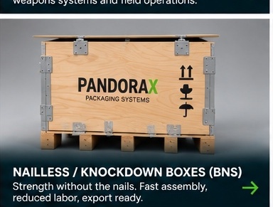 Nailless and knockdown boxes