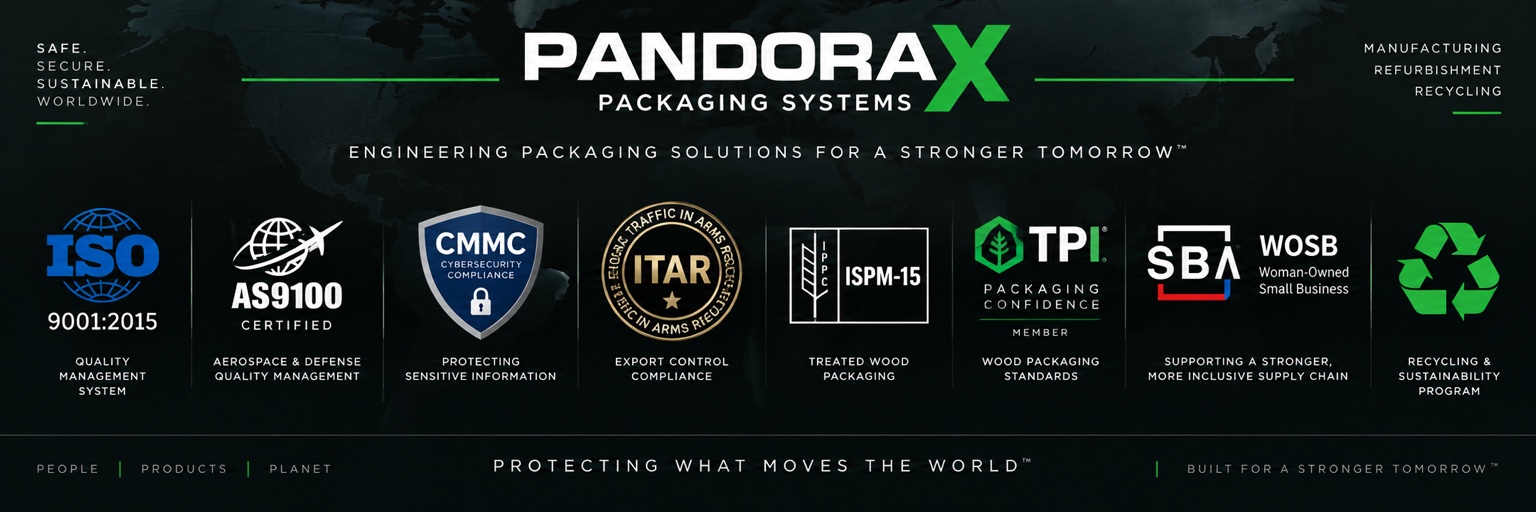 PANDORAX Packaging Systems quality and compliance programs